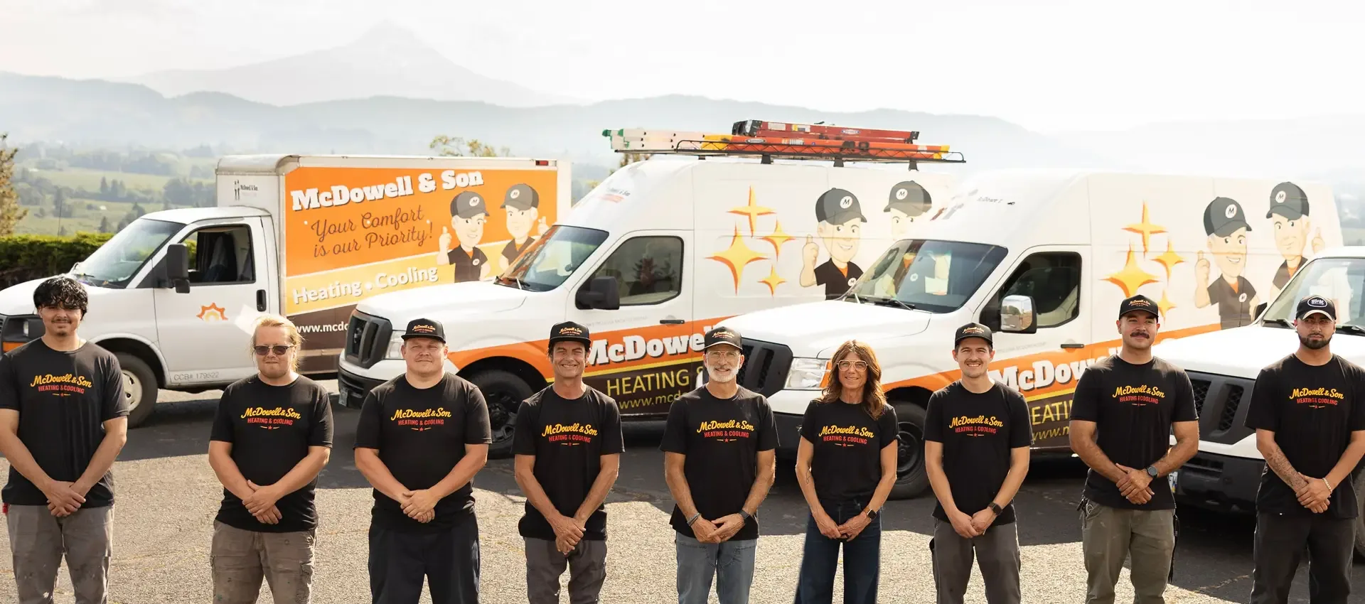 Photo of the McDowell and Son Crew